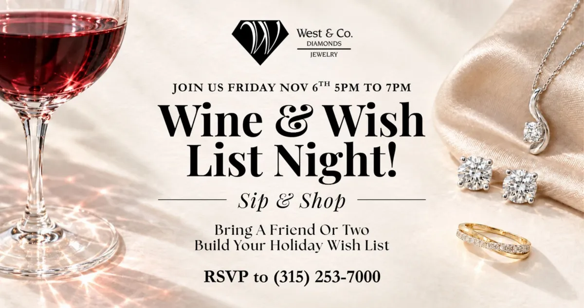 Wine & Wish List Night Returns: Sip, Shop, and Start Your Holiday Season at West