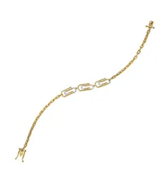 Gems One Paper Clip Bracelet