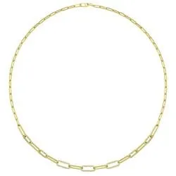 Gems One Paper Clip Choker Necklace