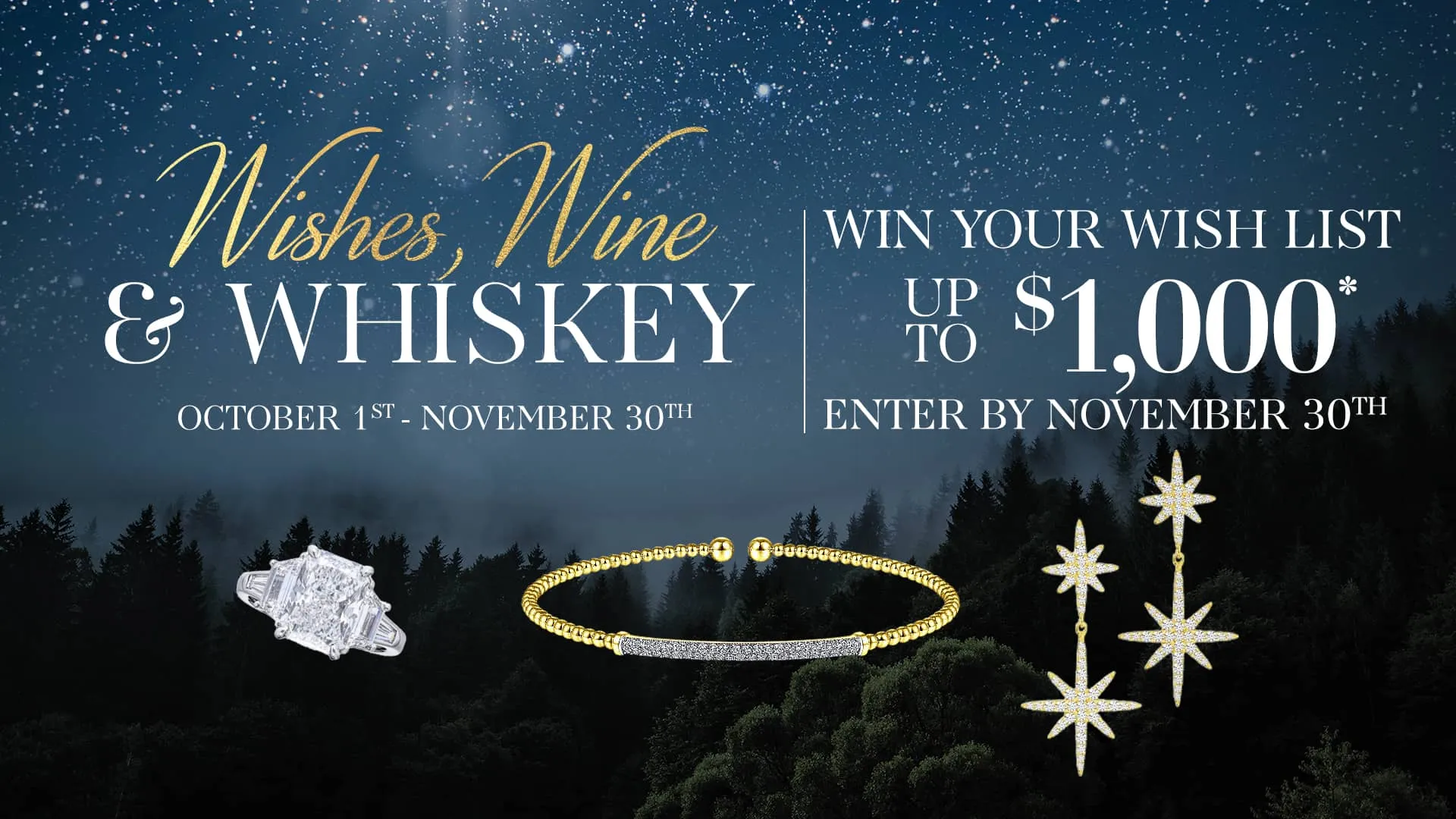 Whishes, Wine, and Whiskey: October 1 - November 30