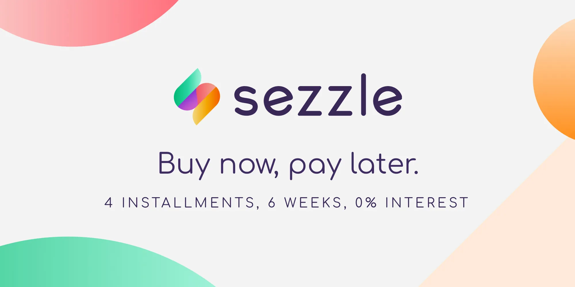 Monthly Financing with Sezzle