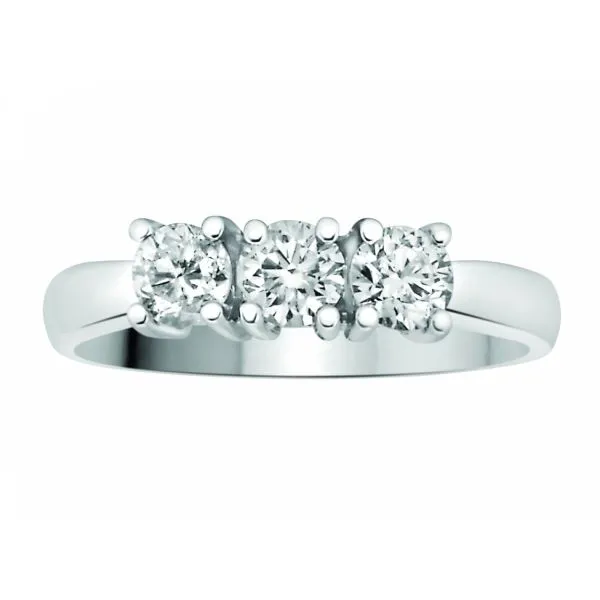 White gold trinity ring Clearance