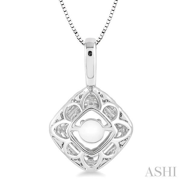 White Gold Diamond Solitaire Necklace Emotion