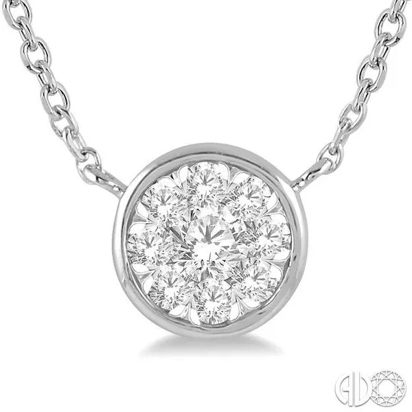 2 1/4 ctw Lovebright Round Cut Diamond Necklace in 14K White, Trinity  Diamonds Inc.