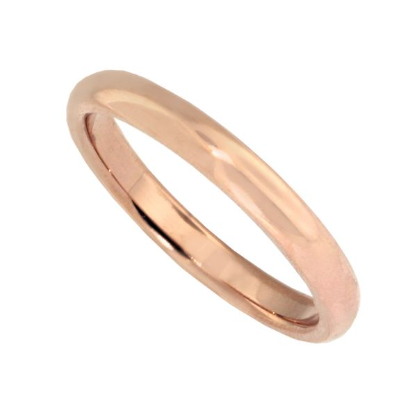 2.5 mm 18k Red Gold Wedding Band