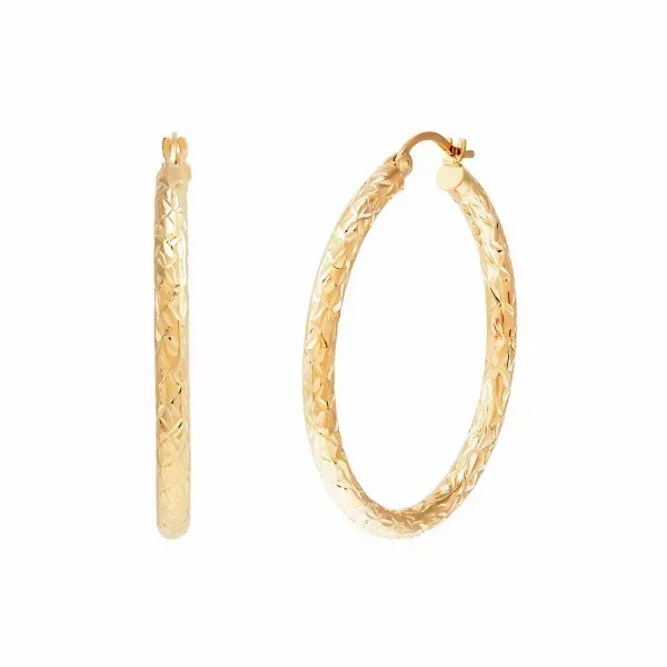 14K Yellow Gold Twist Tube Bangle Bracelet - Josephs Jewelers